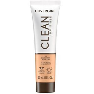 🦋 CoverGirl Clean Invisible Warm Nude Foundation New FullSz